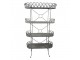 Šedý kovový retro stojan na květiny Storage rack - 91*36*168 cm Clayre & Eef
