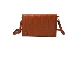 Hnědá elegantní peněženka a crossbody kabelka v jednom - 20*14 cm