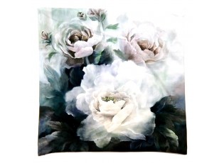 Povlak na polštář s romantickými květy Lolie - 45*45 cm