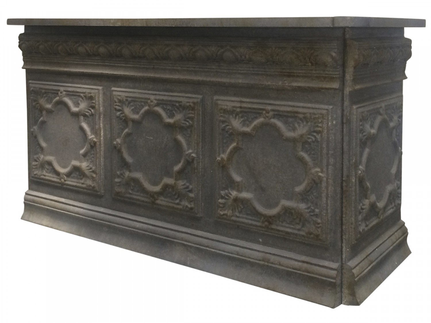 Mocca antik barový pult Vintage desk - 217*76*118 cm Chic Antique Mocca antik barový pult Vintage desk - 217*76*118 cm Chic Antique
