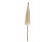 Přírodní drhaný slunečník s dřevěnou tyčí Macrame - ∅200*250 cm J-Line by Jolipa