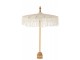 Přírodní drhaný slunečník na stůl Macrame - ∅65*95 cm J-Line by Jolipa