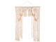Přírodní drhaný závěs se vzorem Macramé Curtain - 154*3*273 cm J-Line by Jolipa