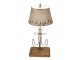 Krémová antik stolní lampa s kotvou a kovovým stínidlem - Ø 35*79 cm Clayre & Eef