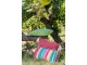 Pistáciově zelený polštář s výplní Macrame - Ø 45*10 cm J-Line by Jolipa