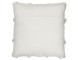 Krémový polštář s třásněmi Fransen white off - 40*14*40cm J-Line by Jolipa