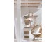 Krémový polštář s třásněmi Fransen white off - 40*14*40cm J-Line by Jolipa