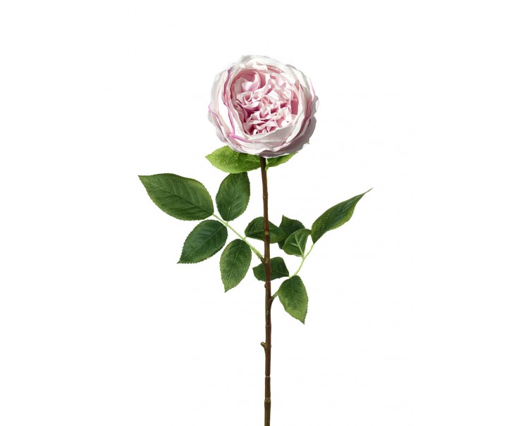 Dekorace umělá růžová růže Rose Lora - 71 cm Ostatn&iacute;