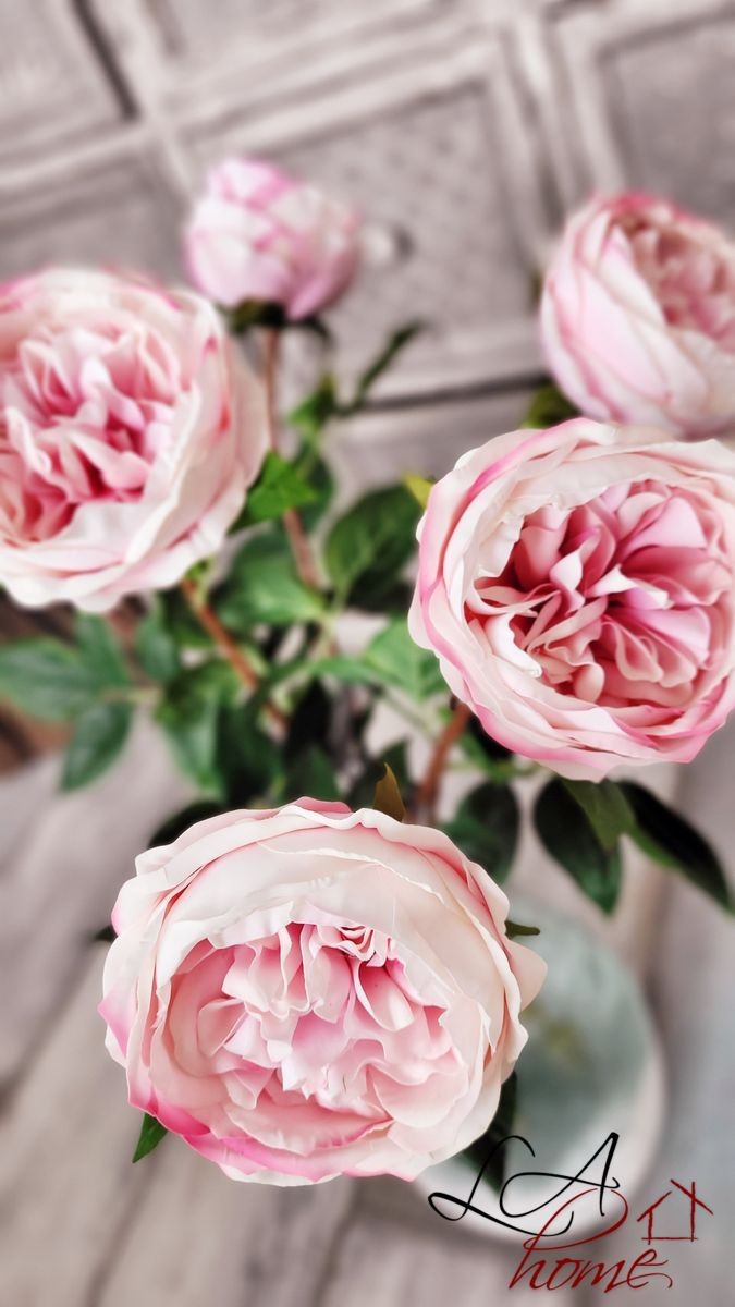 Dekorace umělá růžová růže Rose Lora - 71 cm Ostatní Dekorace umělá růžová růže Rose Lora - 71 cm Ostatní