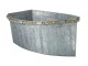 Plechový obal na květináč ve tvaru lodi Boat Planter - Ø 28*40*56cm Ostatn&iacute;