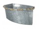 Plechový obal na květináč ve tvaru lodi Boat Planter - Ø 23*30*44cm Ostatn&iacute;
