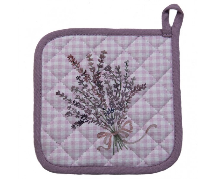 Chňapka - podložka Lavander Garden - 20*20 cm Clayre & Eef