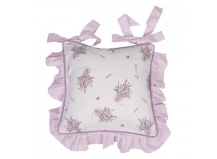 Bavlněný povlak na podsedák s volánky Lavander Garden - 40*40 cm