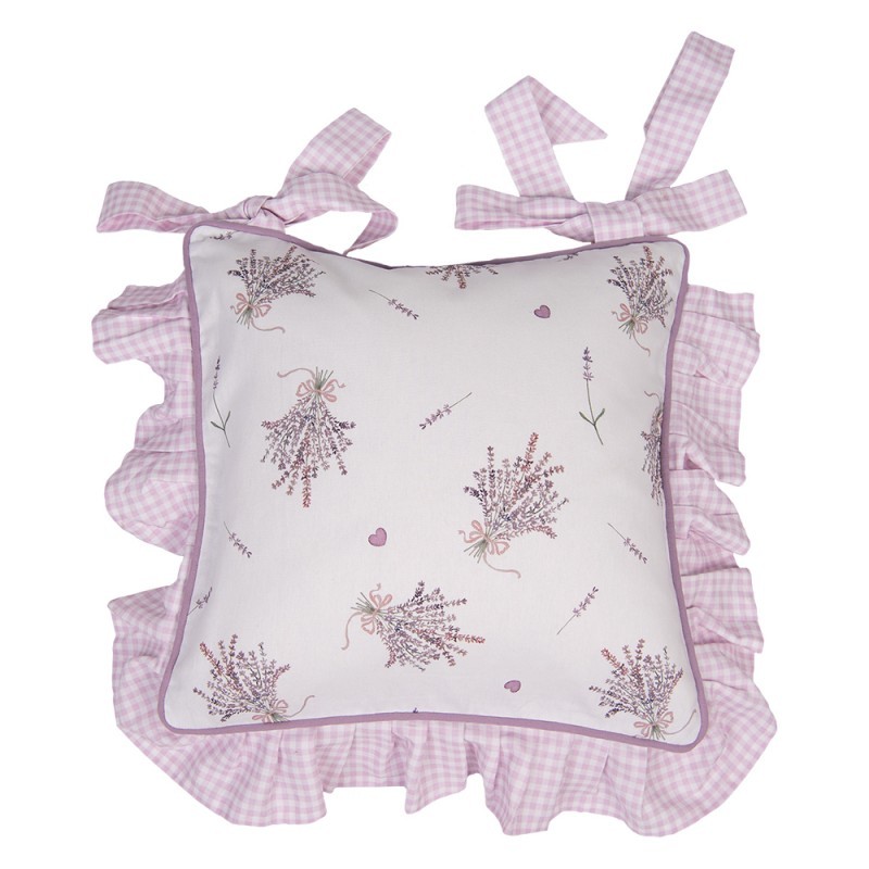 Bavlněný povlak na podsedák Lavander Garden - 40*40 cm