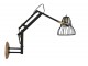 Černo-bronzová kovová nástěnná lampa Jackson antique - 73*18*45 cm/E27/40W Light & Living