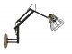 Černo-bronzová kovová nástěnná lampa Jackson antique - 73*18*45 cm/E27/40W Light & Living