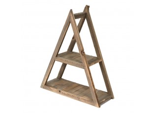 Nástěnná antik dřevěná dekorační polička - 31*11*36 cm