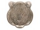 Stříbrná dekorativní miska/talířek v dekoru hlavy tygra Tiger - 19*19*2 cm Clayre & Eef