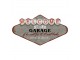 Kovová nástěnná cedule Welcome Daďs Garage - 49*1*27 cm Clayre & Eef