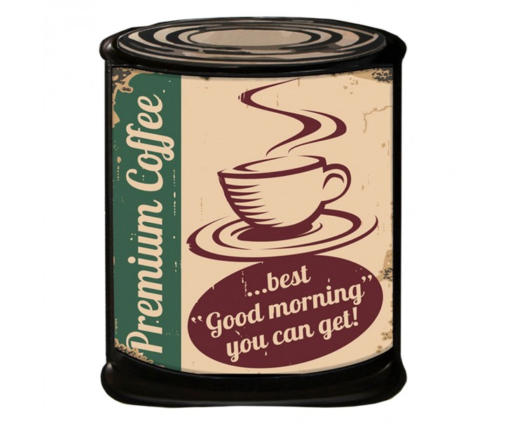 Kovová nástěnná cedule Premium Coffee - 20*1*26 cm Clayre & Eef