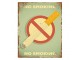 Kovová nástěnná cedule No Smoking - 20*1*25 cm Clayre & Eef
