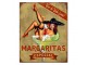 Kovová nástěnná cedule Margaritas - 20*1*25 cm Clayre & Eef