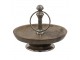 Dreveno-kovový servírovací 1-poschodový etažér Woodd - Ø21*17 cm Clayre & Eef
