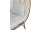 Béžové ratanové zahradní křeslo Lounge Beige Oval - 115*110*148 cm J-Line by Jolipa
