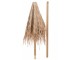 Přírodní slaměný dekorační slunečník Straw S - ∅ 150*270 cm J-Line by Jolipa