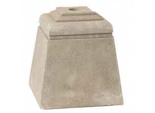 Šedý betonový stojan na slunečník Parra - 28*28*30 cm