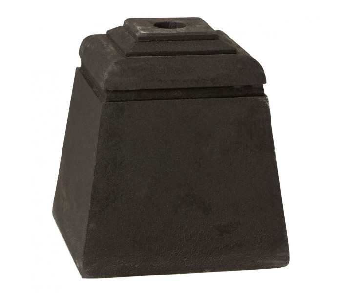Černý betonový stojan na slunečník Parra - 28*28*30 cm J-Line by Jolipa