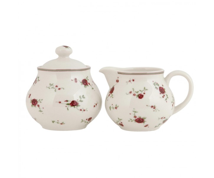Cukřenka a mlékovka La Petite Rose - pr 11 cm Clayre & Eef