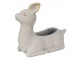 Cementový květináč ve tvaru srnečky - 23*11*21 cm Clayre & Eef