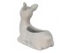 Cementový květináč ve tvaru srnečky - 23*11*21 cm Clayre & Eef