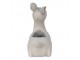 Cementový květináč ve tvaru srnečky - 23*11*21 cm Clayre & Eef