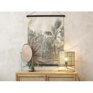 Nástěnná vintage mapa s palmou Palm Trees - 76*97 cm
