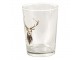 Sklenice na vodu s jelenem Cosy Lodge - Ø 8*12 cm / 450ml Clayre & Eef