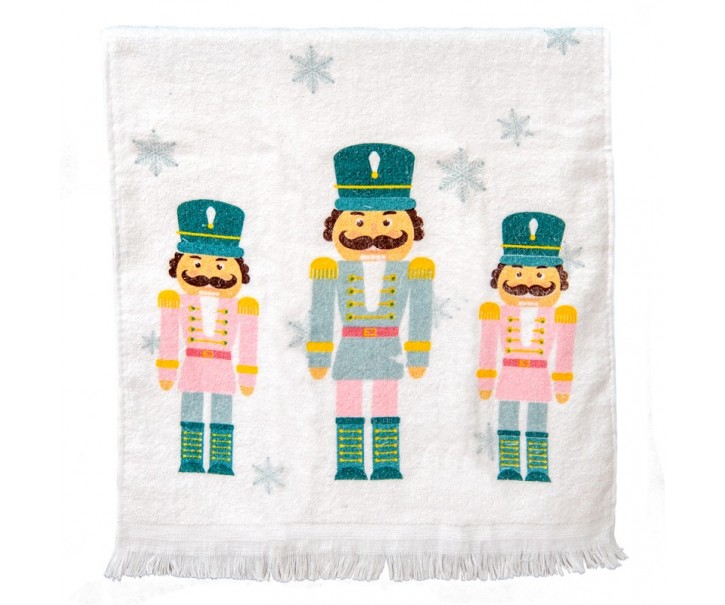 Kuchyňský froté ručník s louskáčky Nutcrackers - 40*66 cm Clayre & Eef