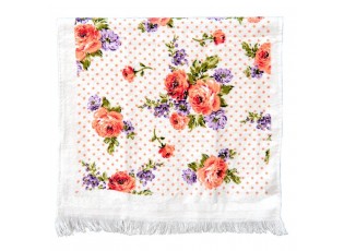Kuchyňský froté ručník s růžemi Dotty Rose - 40*66 cm