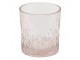 Růžová nápojová sklenička Water Pink - Ø 8*9 cm / 300 ml Clayre & Eef
