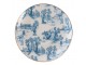 Bílo-modrý porcelánový šálek s podšálkem - Ø 10*6 / Ø 15*2 cm / 250 ml Clayre & Eef