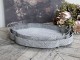 Set 2ks dekorační plechové podnosy s patinou Trao - 53*35*11/ 46*31*10cm Chic Antique