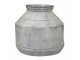 Dekorační plechový antik květináč Flowia - Ø 41*37cm Chic Antique