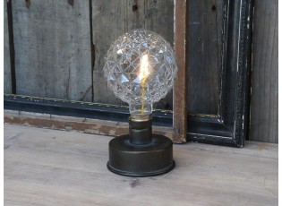 Dekorační stolní lampička Nostalgic Led - Ø 8*17cm 