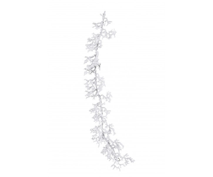 Bílá zasněžená dekorační větvička Snowy - 22*5*104cm J-Line by Jolipa