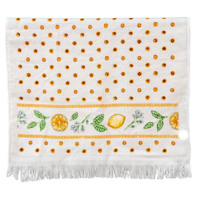 Kuchyňský froté ručník s citróny Lemons & Leafs - 40*66 cm