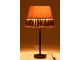 Stolní lampa s béžovým stínidlem s třásněmi Solange - Ø 30*55 cm/ E27/ 40W J-Line by Jolipa
