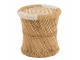 Přírodní bambusový odkládací stolek Stool Bamboo - Ø40*41cm J-Line by Jolipa