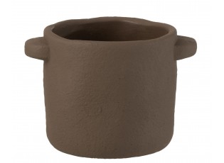 Dekorační cementový hrnec Gustave Taupe S - 18*14*12 cm