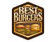 Nástěnná kovová cedule Best Burgers - 38*1*45 cm Clayre & Eef